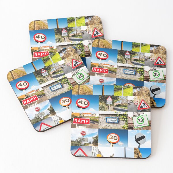 Item preview, UK Road Signs Montage designed and sold by Paul Thompson Photography.
