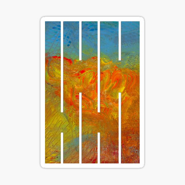 Kunst auf Shirt Sticker