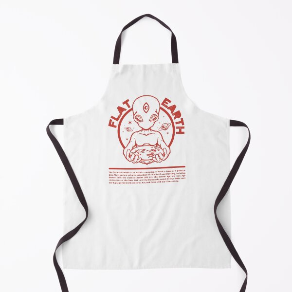 Item preview, Flat Earth Society, Flat Earthers Club, Alien, Red designed and sold by anghelapparel.