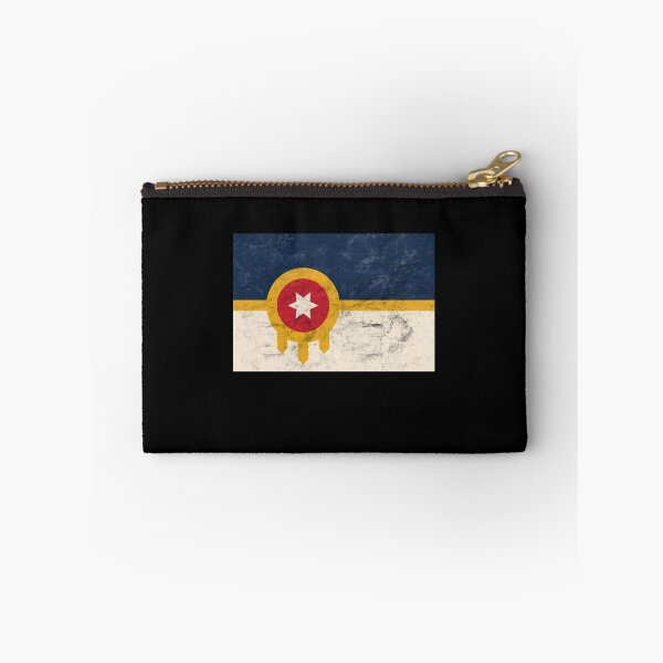 Item preview, Tulsa Oklahoma retro flag designed and sold by mikoala50.