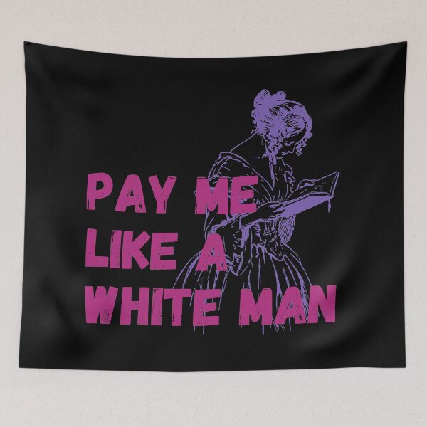 Item preview, Pay me like a white man - pink and purple designed and sold by hasbeenz.