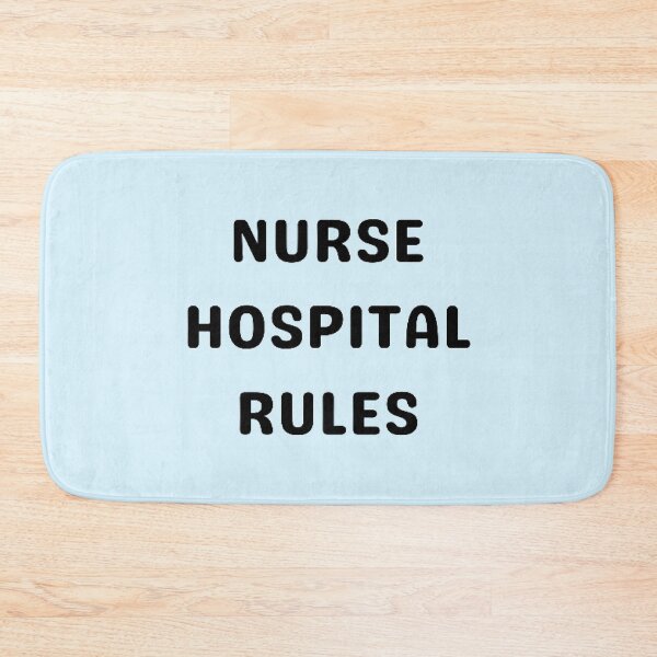 Item preview, Nurse Hospital Rules designed and sold by Sadhvika.