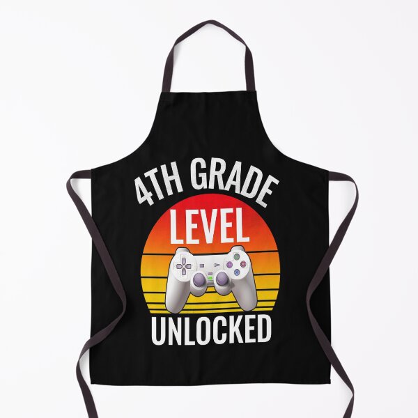Item preview, Back to School 4th Grade Level Unlocked designed and sold by JinkerCreations.