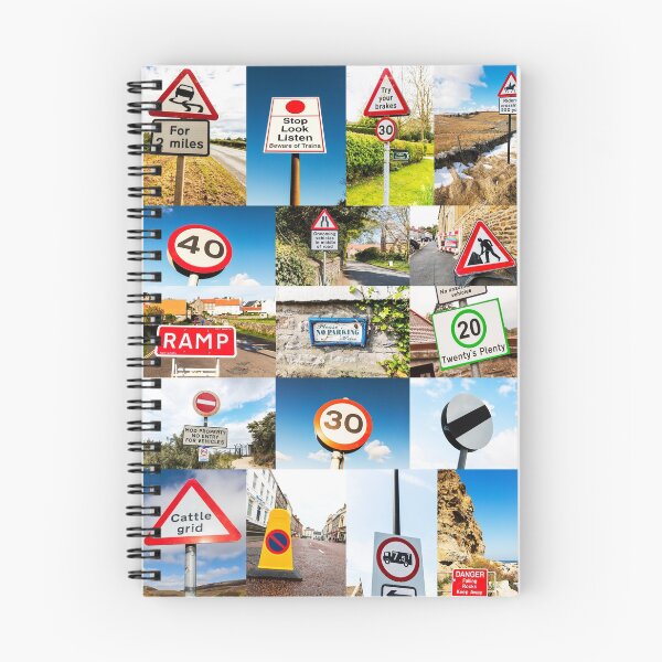 Item preview, UK Road Signs Montage designed and sold by Paul Thompson Photography.