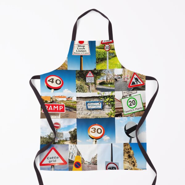 Item preview, UK Road Signs Montage designed and sold by Paul Thompson Photography.