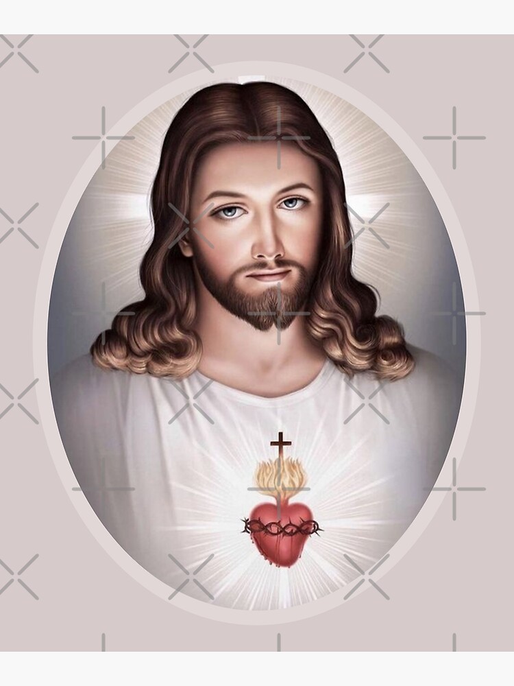 The Sacred Heart Of Jesus Sacred Heart Christ Art Print For Sale By