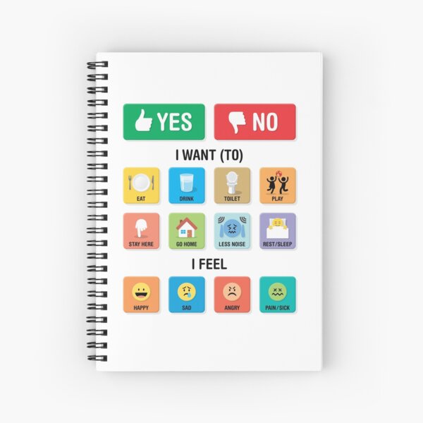 Item preview, Alternative Communication Tool for Non-verbal Kids by Pointing Symbols & Icons - Autism, ASD, Speech Apraxia, Cerebral Palsy, Trisomy 21 - Creative design to help special need children to express more designed and sold by autisdad.