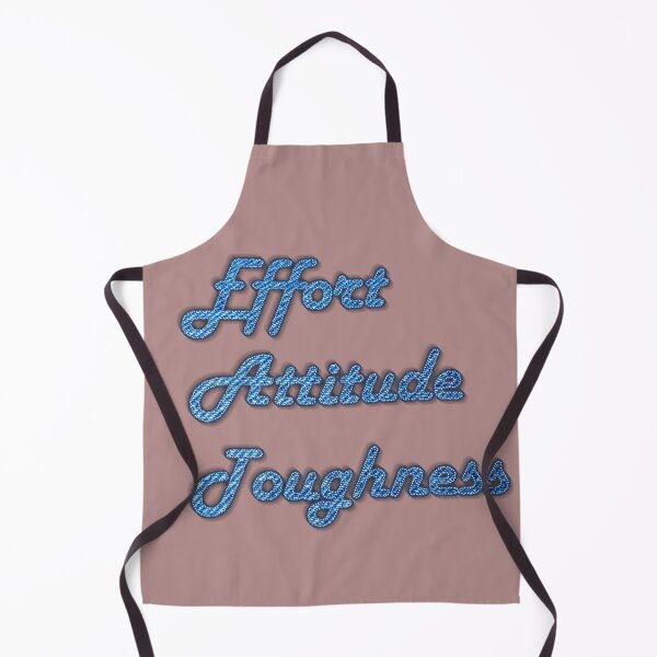 Item preview, Effort Attitude Toughness Denim Text Quote designed and sold by OnigiriDoctor.