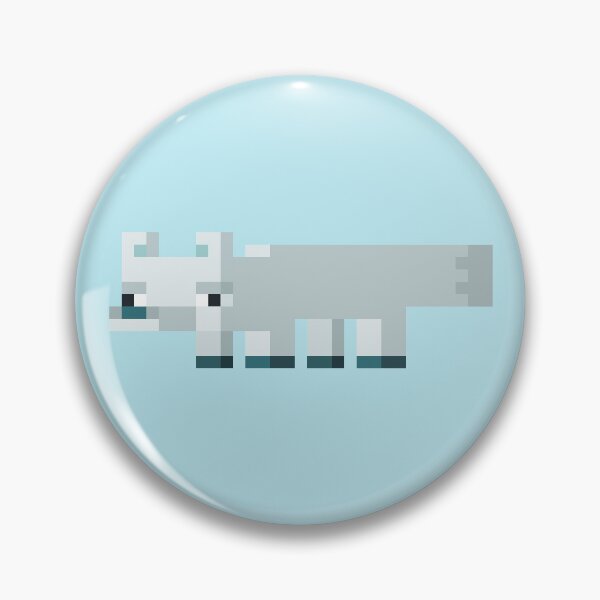 Item preview, Minecraft white fox designed and sold by OneMorePixel.
