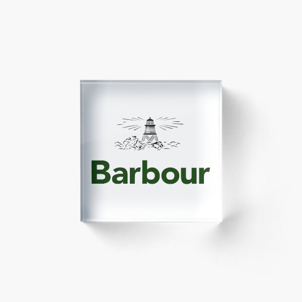 Barbour and Sons Retail & Clothing Acrylic Block
