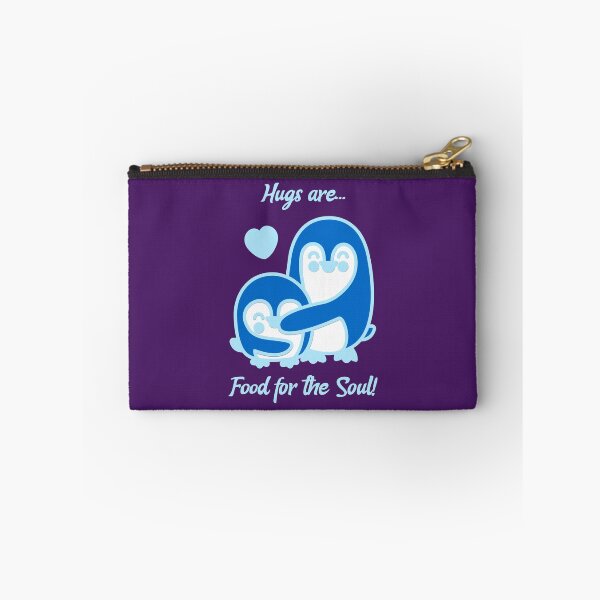 Item preview, Hugs Are...Food for the Soul Penguins embrace designed and sold by LeftFieldFunny.