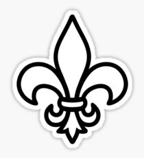 Fleur de lys lily Sticker
