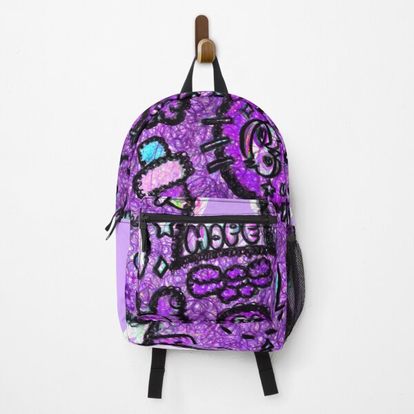 Item preview, Purple haired Japanese pop art bear rabbit cat designed and sold by Ben Ryuki Miyagi Architect.