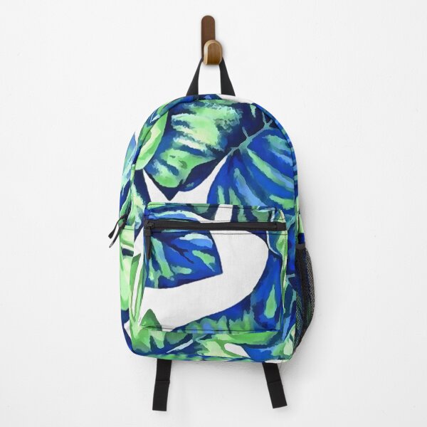 Item preview, Tropical Leaves Of Banana and Monstera Blue Green Cut Out 2 designed and sold by taiche.