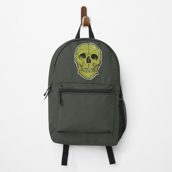 Item preview, green skull designed and sold by weilertsen.