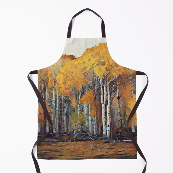 Item preview, The Birches Forest Autumn Aesthetic Calm Watercolor Landscape designed and sold by Vintage Mag.