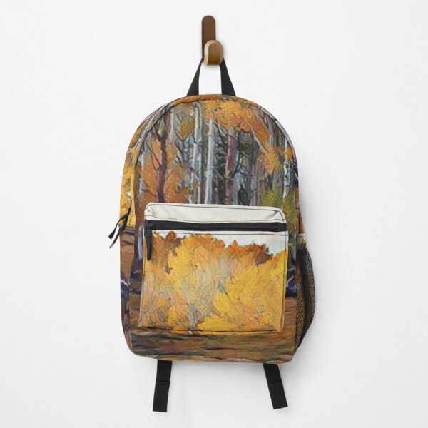 Item preview, The Birches Forest Autumn Aesthetic Calm Watercolor Landscape designed and sold by Vintage Mag.