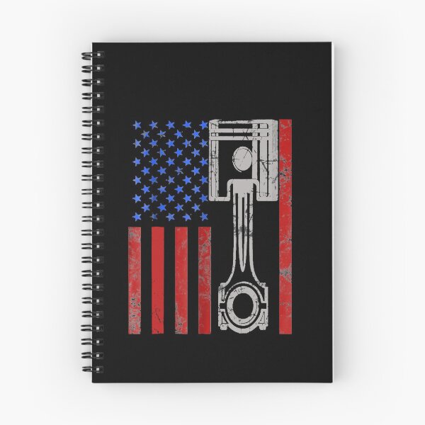 Item preview, American Flag Piston Muscle Car Patriotic Vintage  designed and sold by glynismalcolm.