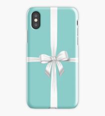 Blue Ribbon Gift iPhone Case
