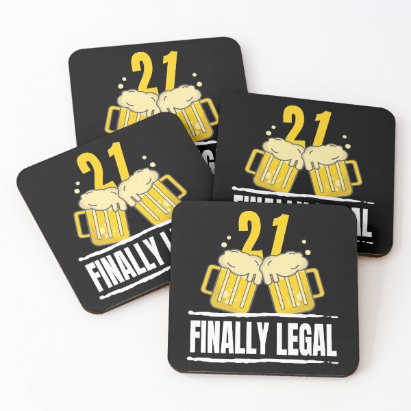 Item preview, 21 And Legal -  Finally Legal 21st birthday designed and sold by PlusAdore.