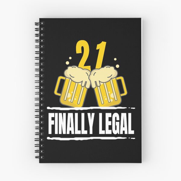 Item preview, 21 And Legal -  Finally Legal 21st birthday designed and sold by PlusAdore.