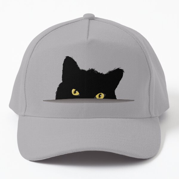 Vista previa del artículo con la obra «Gato negro que mira a escondidas», diseñado y vendido por HectorCantres.