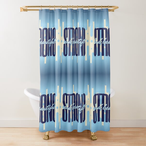 Item preview, Strong and Beautiful in various Blue designed and sold by Dream Big! by E. H..