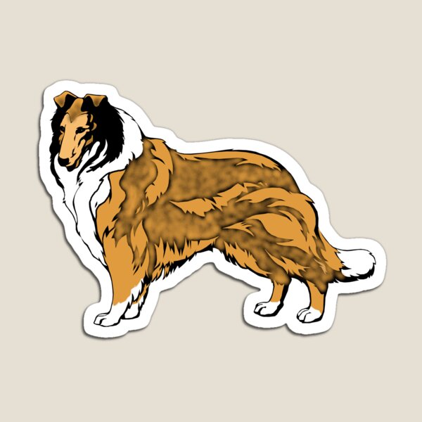 Item preview, Rough collie silhouette for dog lovers designed and sold by tchilipepper.