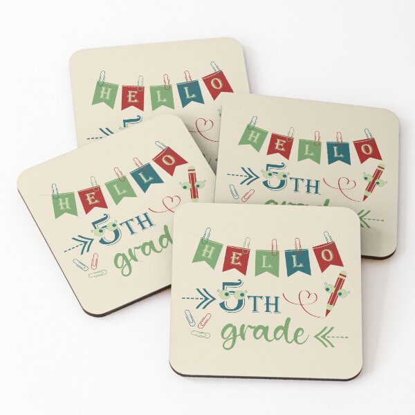 Item preview, Hello fifth grade Hello 5th grade designed and sold by CutieBlue.