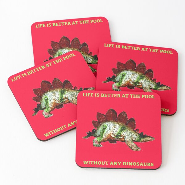 Item preview, Life is better at the pool designed and sold by Diesel Drinking Dinosaurs.