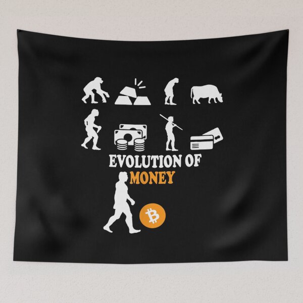 Item preview, Bitcoin shirt Evolution of money shirt Cryptocurrency designed and sold by glynismalcolm.