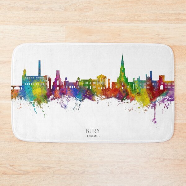Item preview, Bury England Skyline designed and sold by ArtPrints.