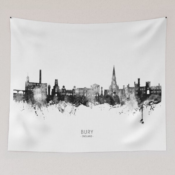 Item preview, Bury England Skyline designed and sold by ArtPrints.