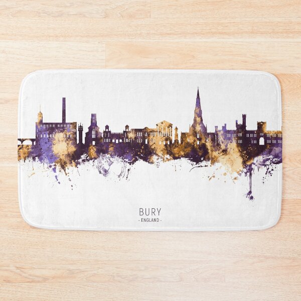 Item preview, Bury England Skyline designed and sold by ArtPrints.