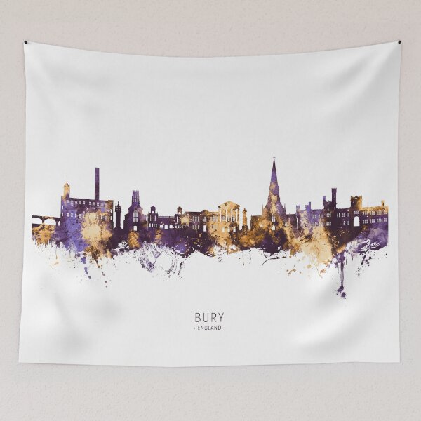 Item preview, Bury England Skyline designed and sold by ArtPrints.