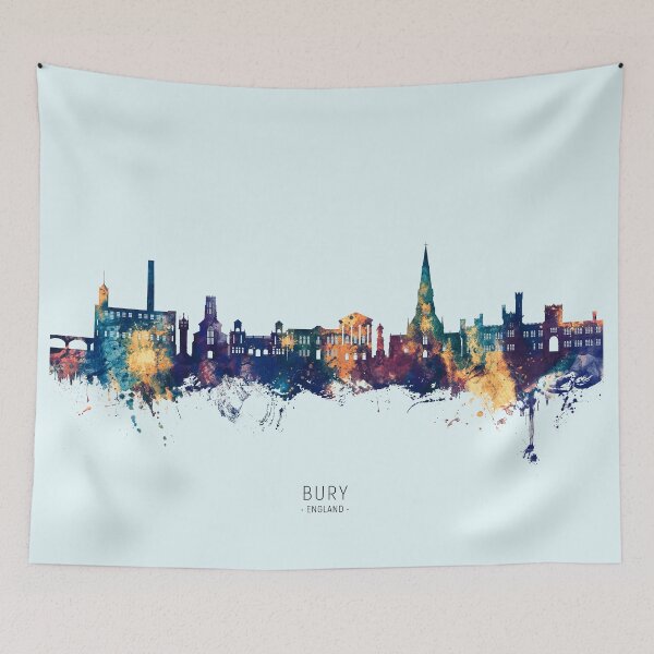 Item preview, Bury England Skyline designed and sold by ArtPrints.