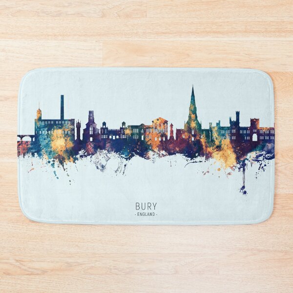 Item preview, Bury England Skyline designed and sold by ArtPrints.