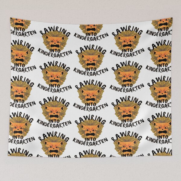 Item preview, Rawring into Kindergarten With Funny Lion - Back To School designed and sold by Onewivnacher.