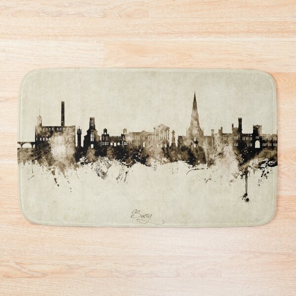 Item preview, Bury England Skyline designed and sold by ArtPrints.