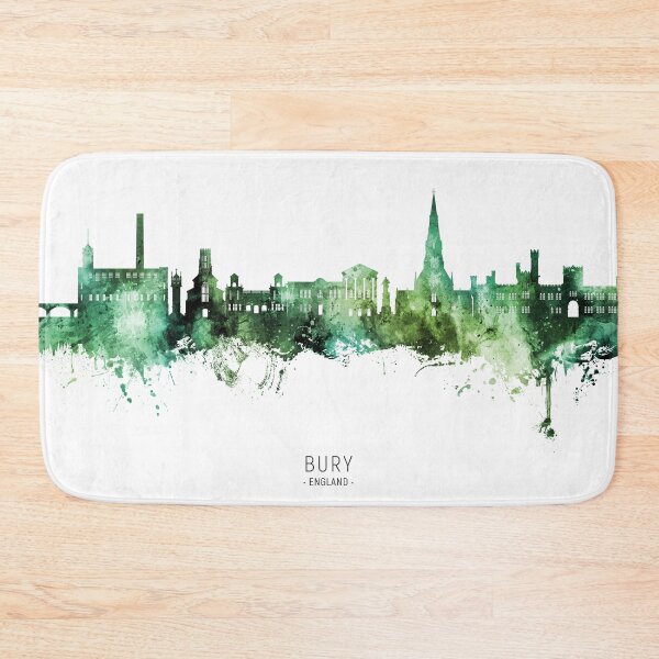 Item preview, Bury England Skyline designed and sold by ArtPrints.