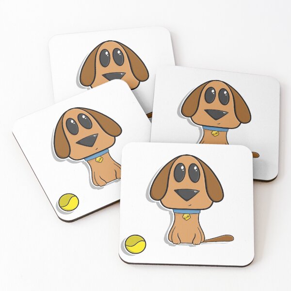 Item preview, Dog with tennis ball designed and sold by yenniverdesign.