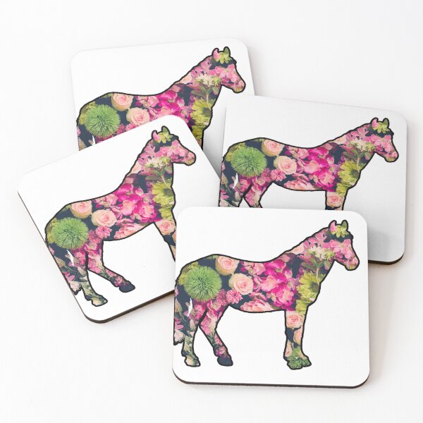 Item preview, Floral horse designed and sold by TheWaterBirds.