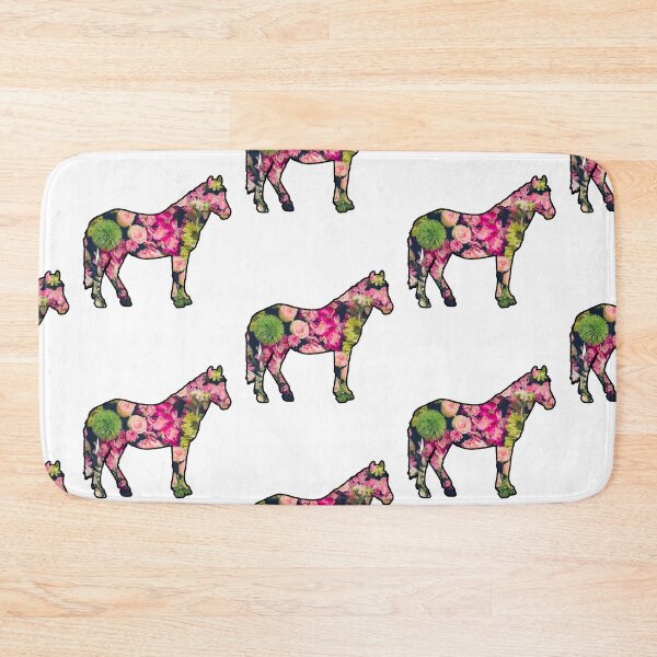 Item preview, Floral horse designed and sold by TheWaterBirds.