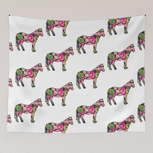 Item preview, Floral horse designed and sold by TheWaterBirds.