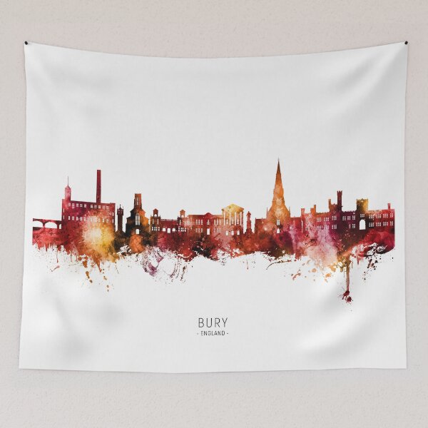 Item preview, Bury England Skyline designed and sold by ArtPrints.