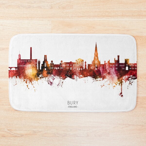 Item preview, Bury England Skyline designed and sold by ArtPrints.