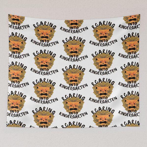 Item preview, Roaring into Kindergarten With Funny Lion - Back To School designed and sold by Onewivnacher.