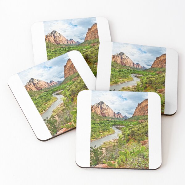 Item preview, Zion Canyon and the Meandering Virgin River at Dusk designed and sold by Jeff Goulden Photography.