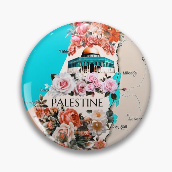Item preview, Palestine -The Real Map designed and sold by FgraphiDesign.
