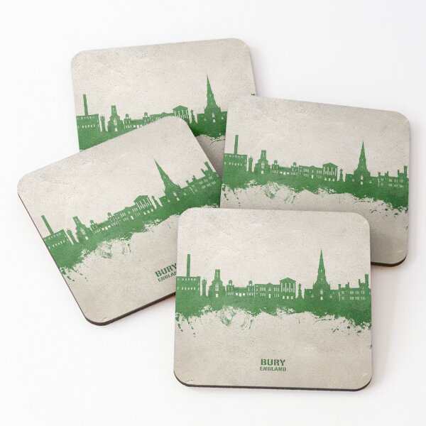 Item preview, Bury England Skyline designed and sold by ArtPrints.